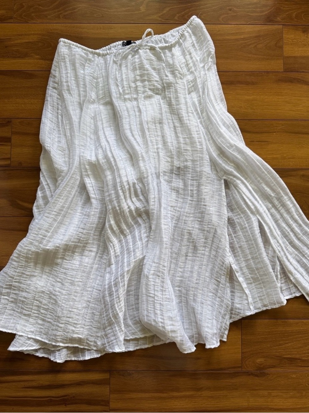 J. Crew White Maxi Skirt